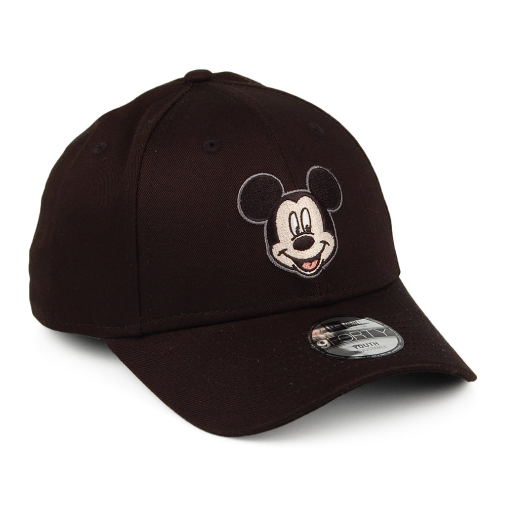 New Era Kids 9FORTY Mickey Mouse Baseball Cap - Black
