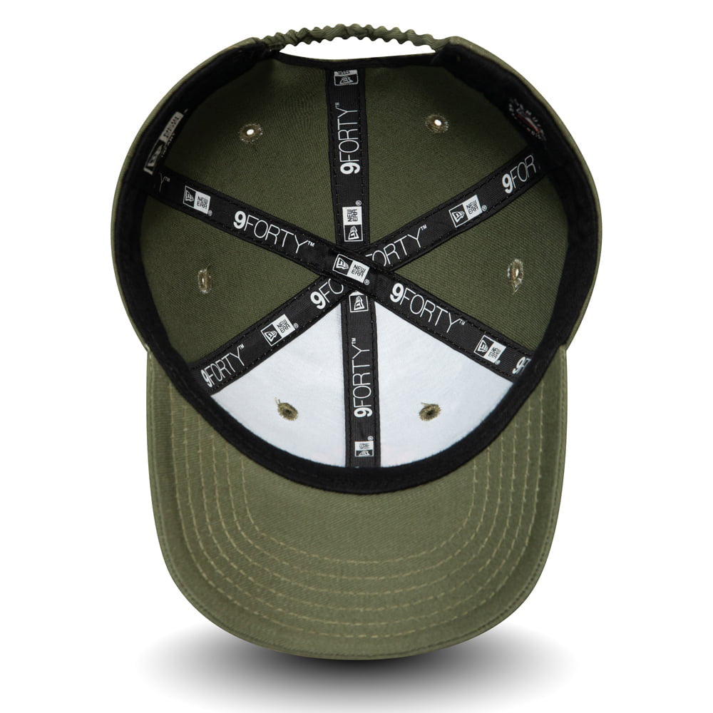 New Era Baby 9FORTY New York Yankees Baseball Cap - League Essential - Olive-Orange