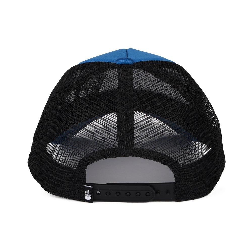 The North Face Hats Kids Logo Trucker Cap - Mid Blue-Black