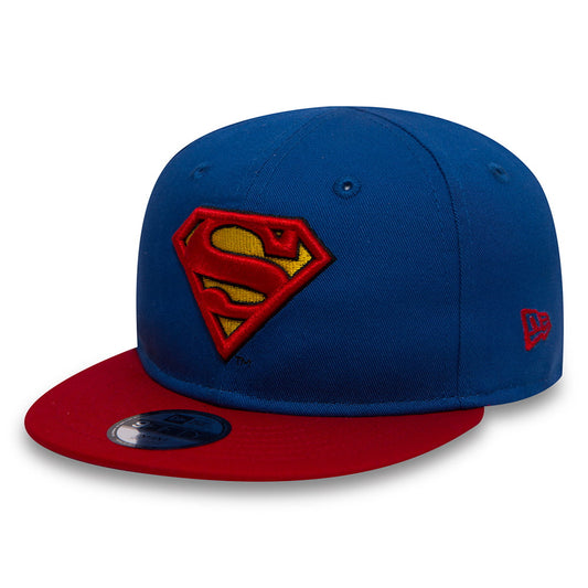 New Era Kids 9FIFTY Superman Baseball Cap - DC Comics Character - Blue-Red