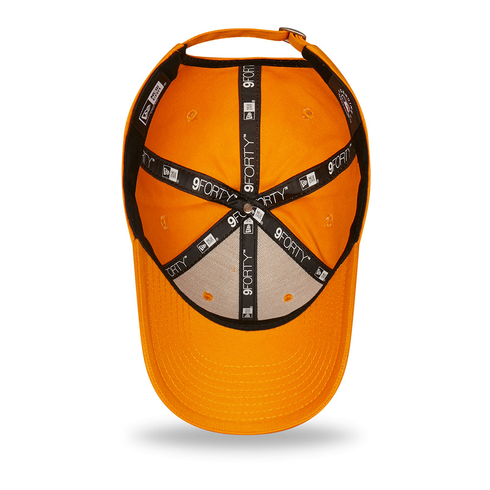 New Era Kids 9FORTY L.A. Dodgers Baseball Cap - MLB League Essential - Orange-Black