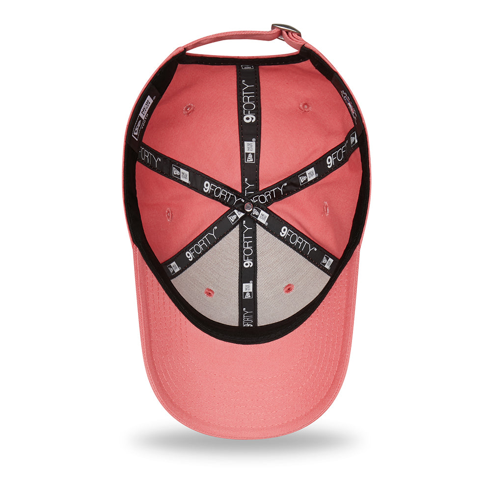 New Era Kids 9FORTY New York Yankees Baseball Cap - League Essential - Light Pink-Pink