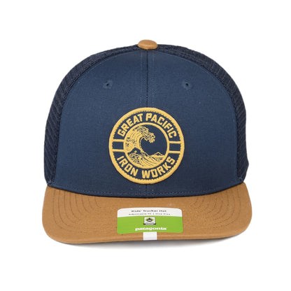 Patagonia Hats Kids GPIW Crest Organic Cotton Trucker Cap - Stone-Camel