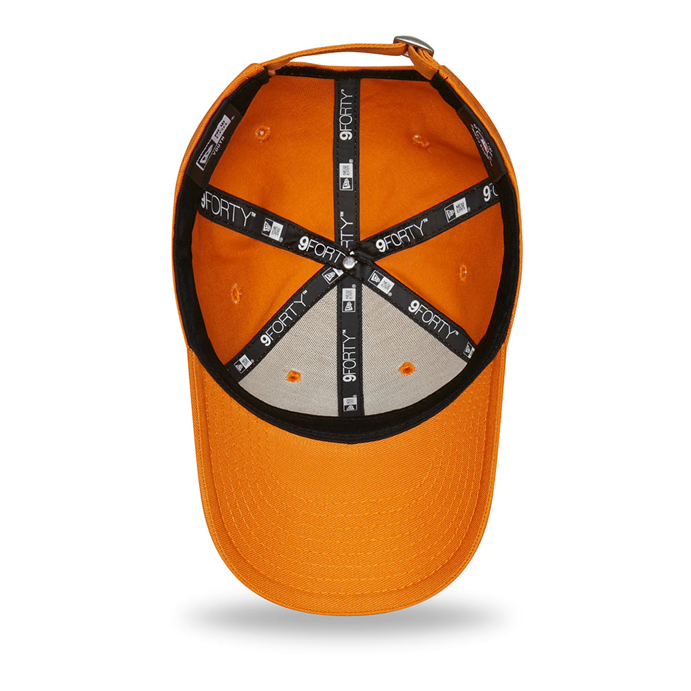 New Era Kids 9FORTY L.A. Dodgers Baseball Cap - MLB League Essential - Orange-White