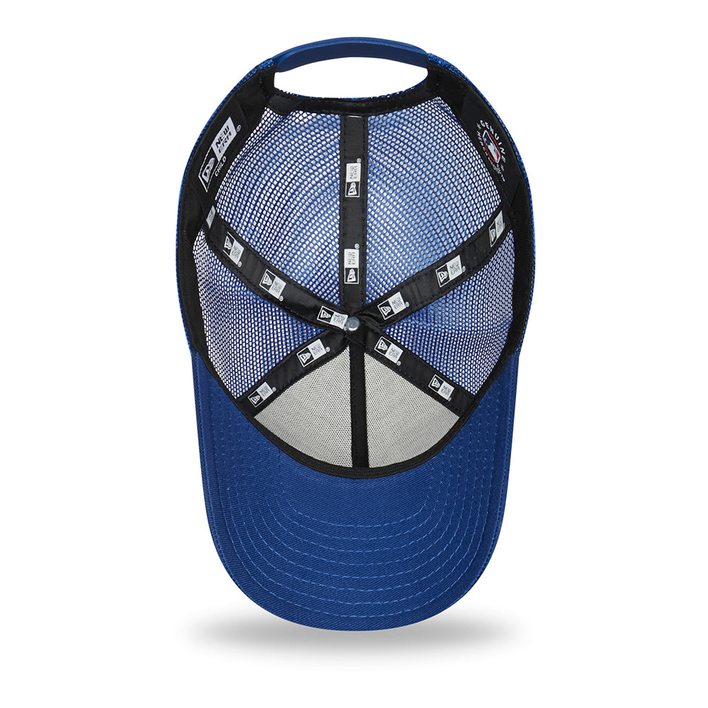 New Era Kids 9FORTY New York Yankees Trucker Cap - MLB League Essential - Royal Blue