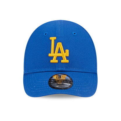 New Era Baby 9FORTY L.A. Dodgers Baseball Cap - MLB League Essential - Azure-Yellow