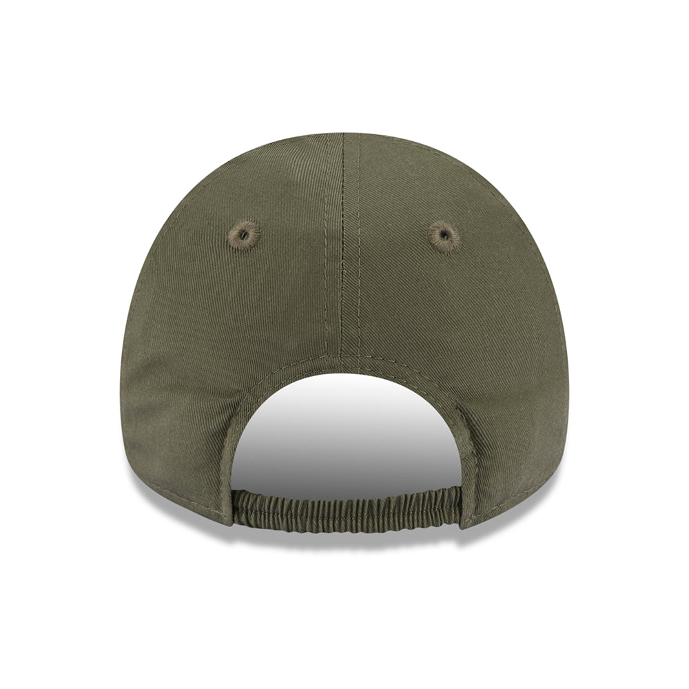 New Era Baby 9FORTY New York Yankees Baseball Cap - MLB Outdoor - Olive-White