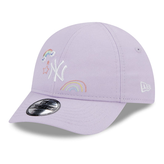 New Era Baby 9FORTY New York Yankees Baseball Cap - MLB Starry - Lavender