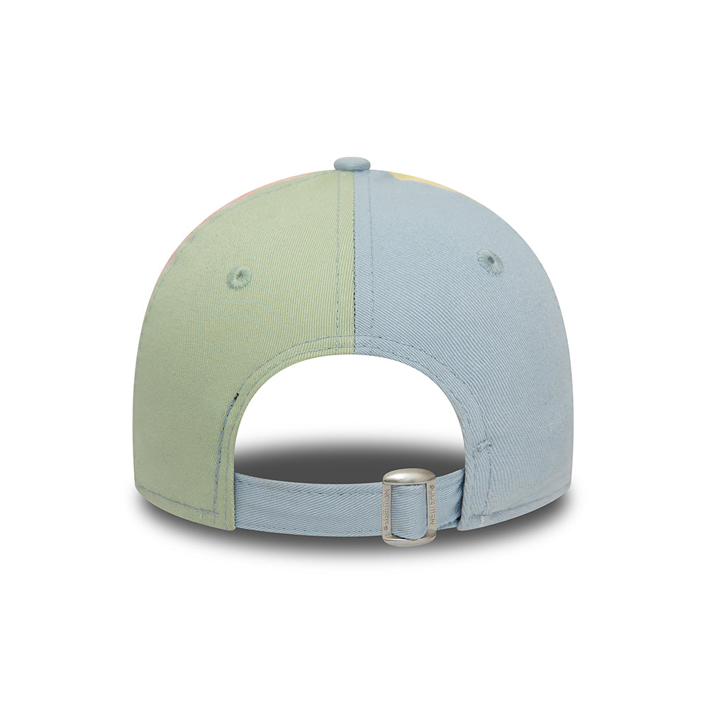 New Era Kids 9FORTY New York Yankees Baseball Cap - MLB Block - Pink-Light Blue-Light Green