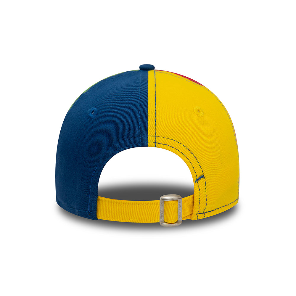 New Era Kids 9FORTY New York Yankees Baseball Cap - MLB Block - Navy-Yellow-Red