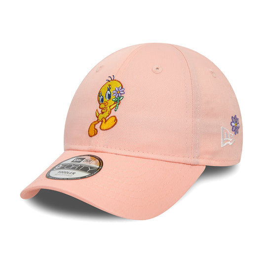 New Era Kids 9FORTY Tweety Bird Baseball Cap - Looney Tunes - Peach