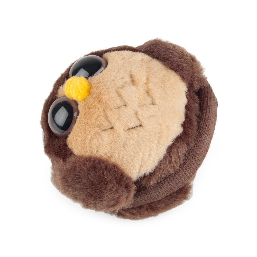 Village Hats Owl Earmuffs - Brown