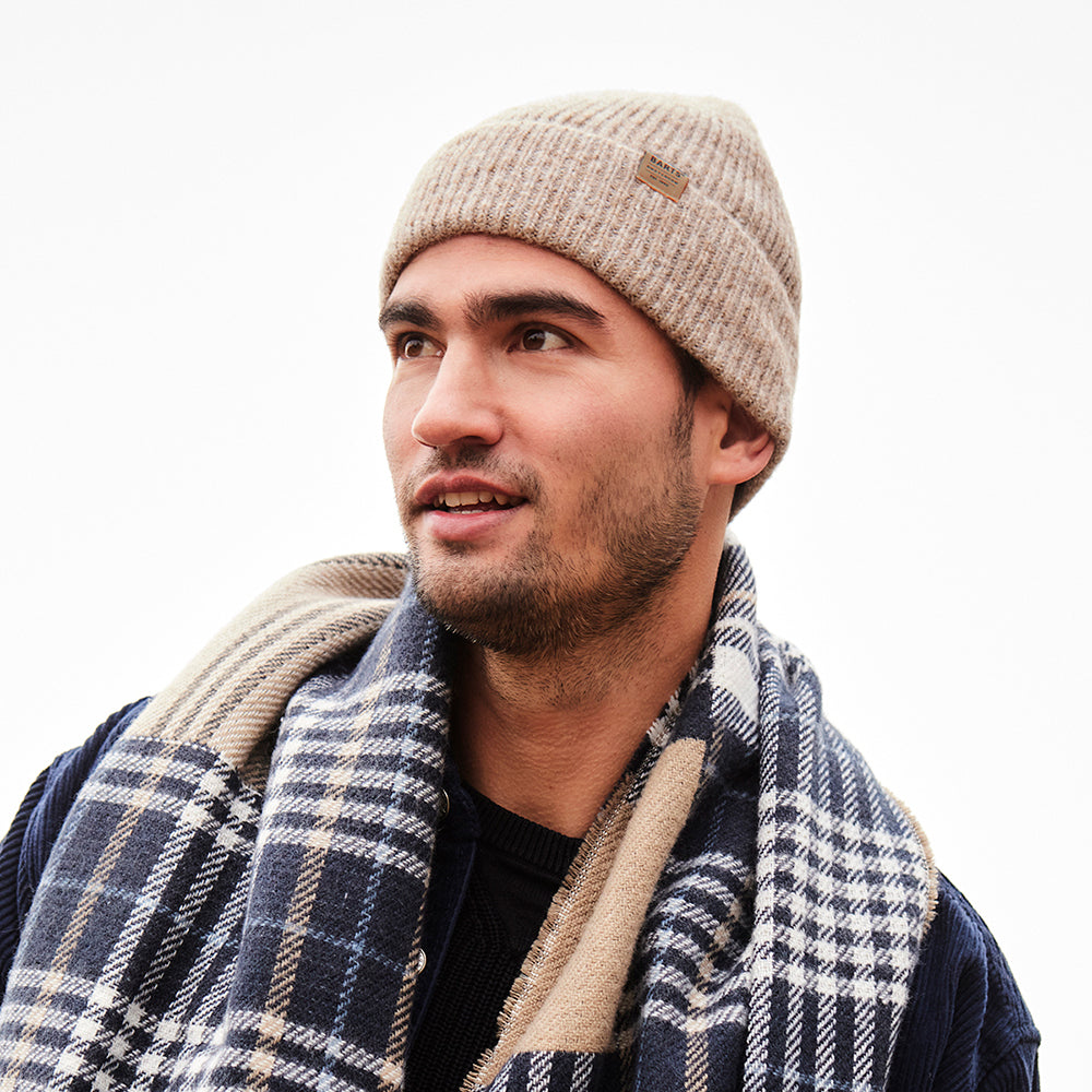 Barts Hats Willian Cuffed Beanie Hat - Light Brown
