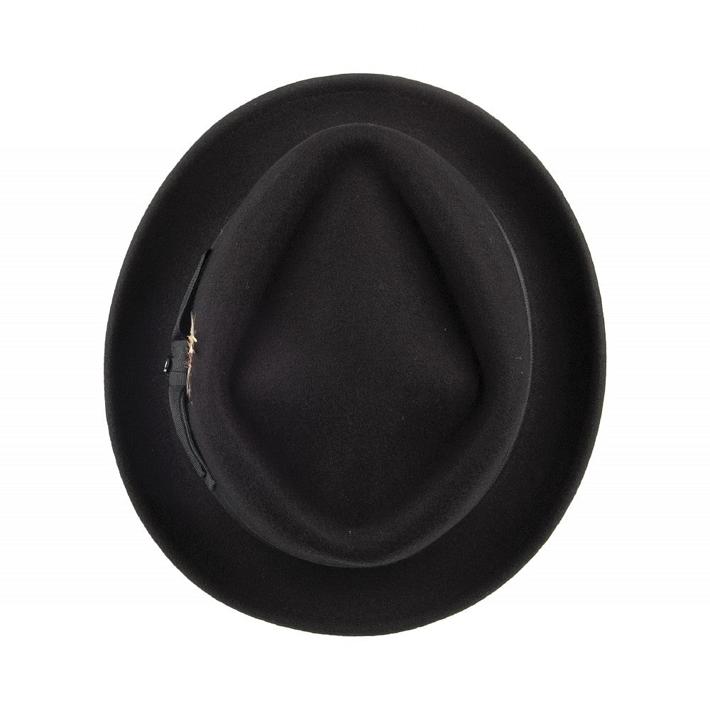 Jaxon & James Diamond Crown Pork Pie Hat Black Wholesale Pack