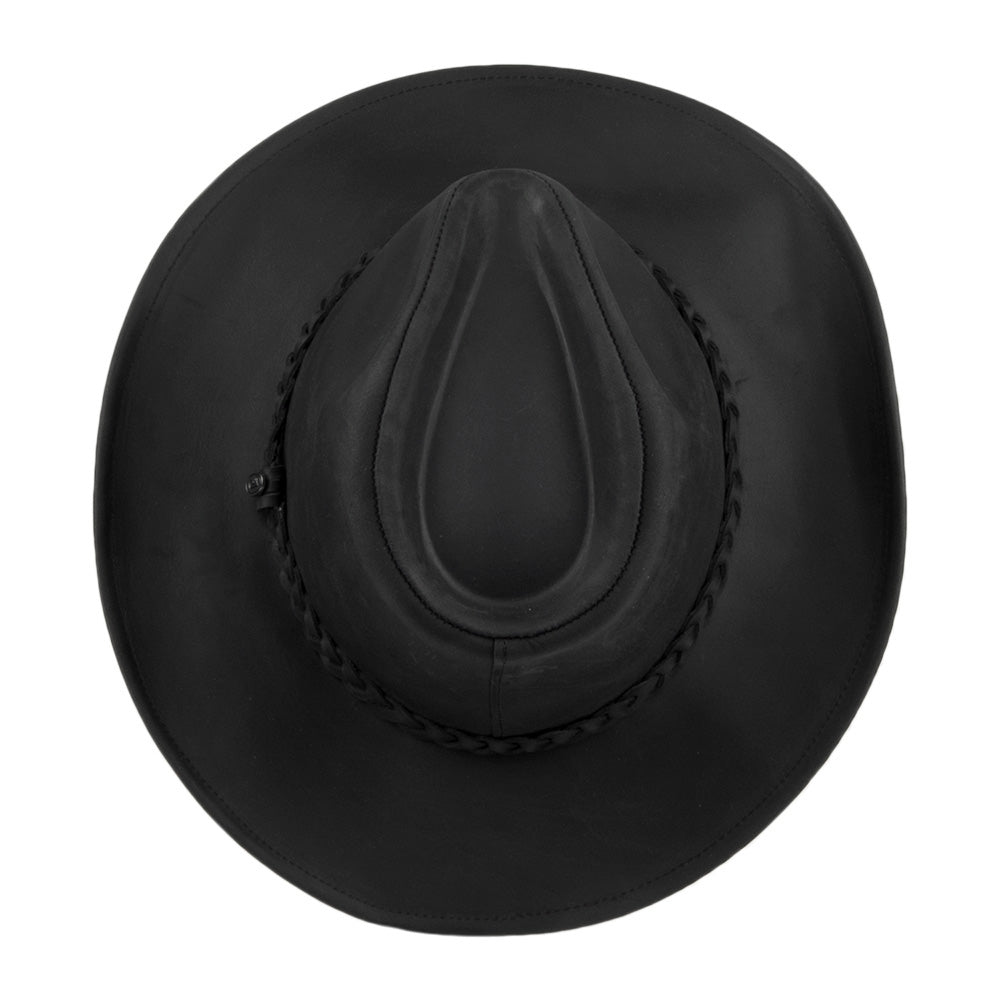 Jaxon & James Buffalo Leather Cowboy Hat Black Wholesale Pack