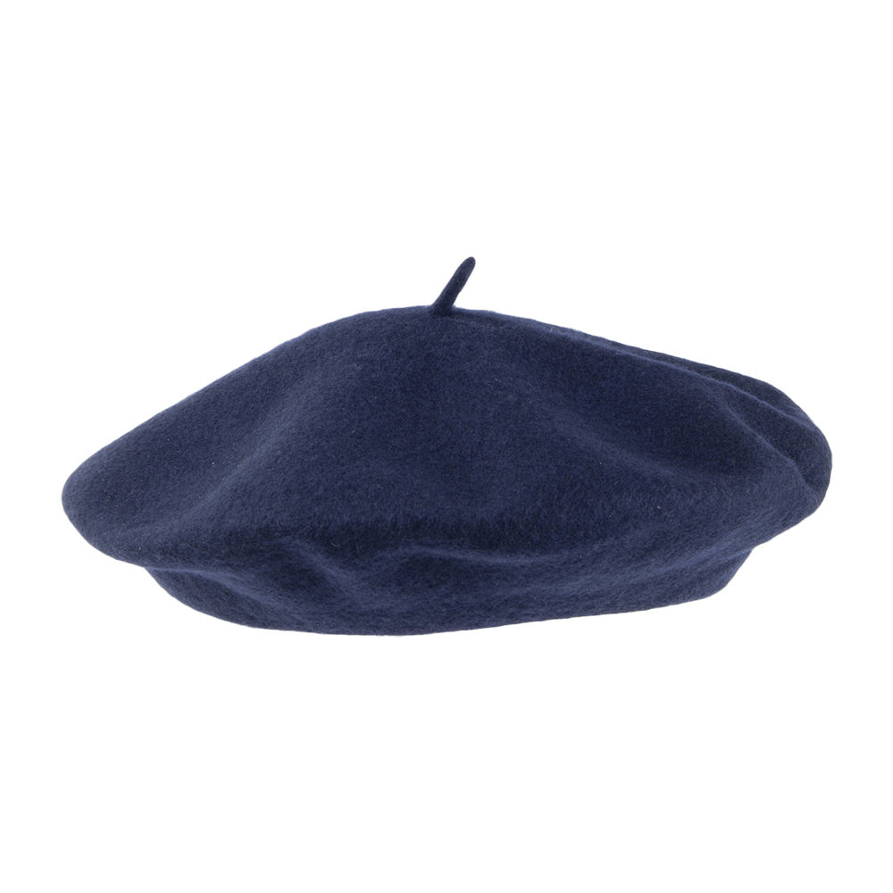 Wool Fashion Beret - Navy Blue - Wholesale Pack - 200 Hats