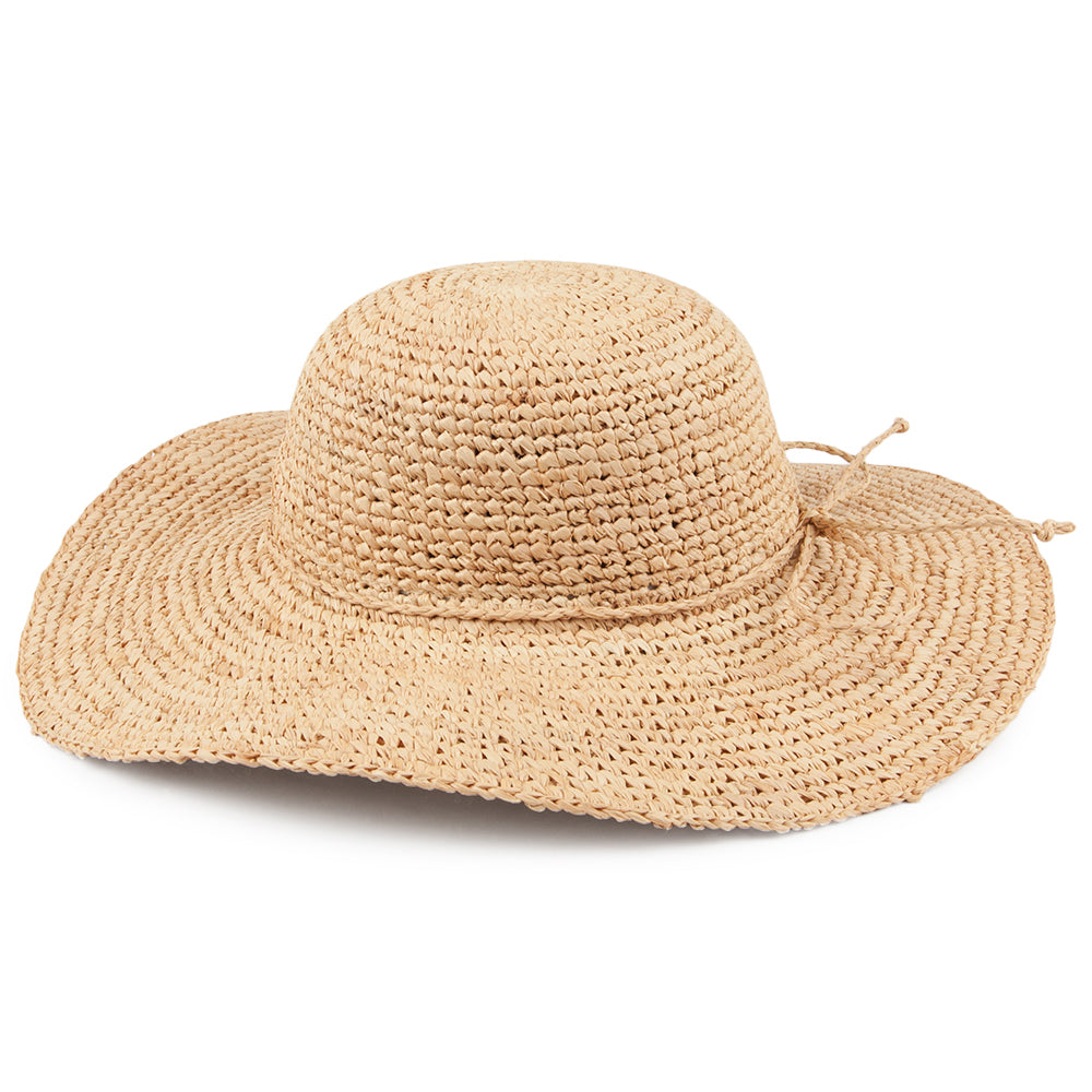 sur la tête Raffia Swinger Hat Natural Wholesale Pack