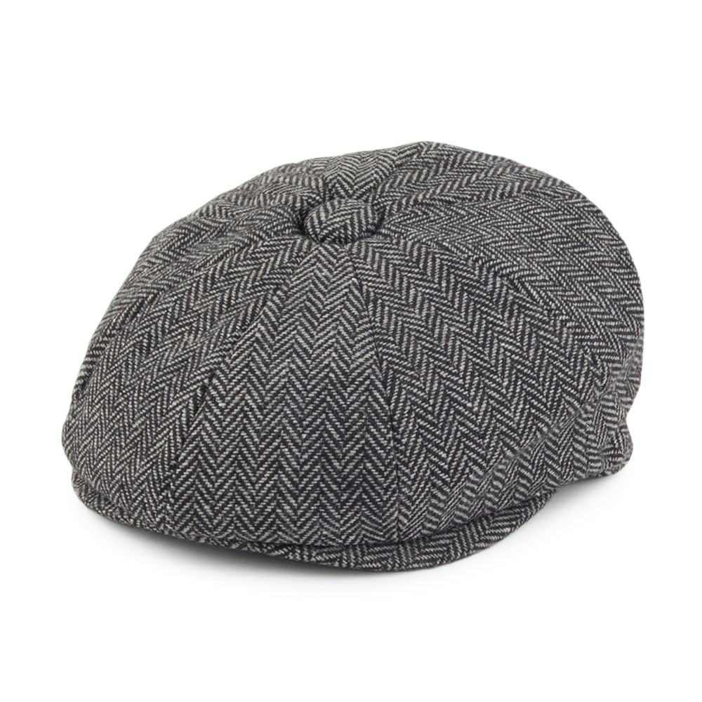 Jaxon & James Baby Herringbone Newsboy Cap Charcoal Wholesale Pack