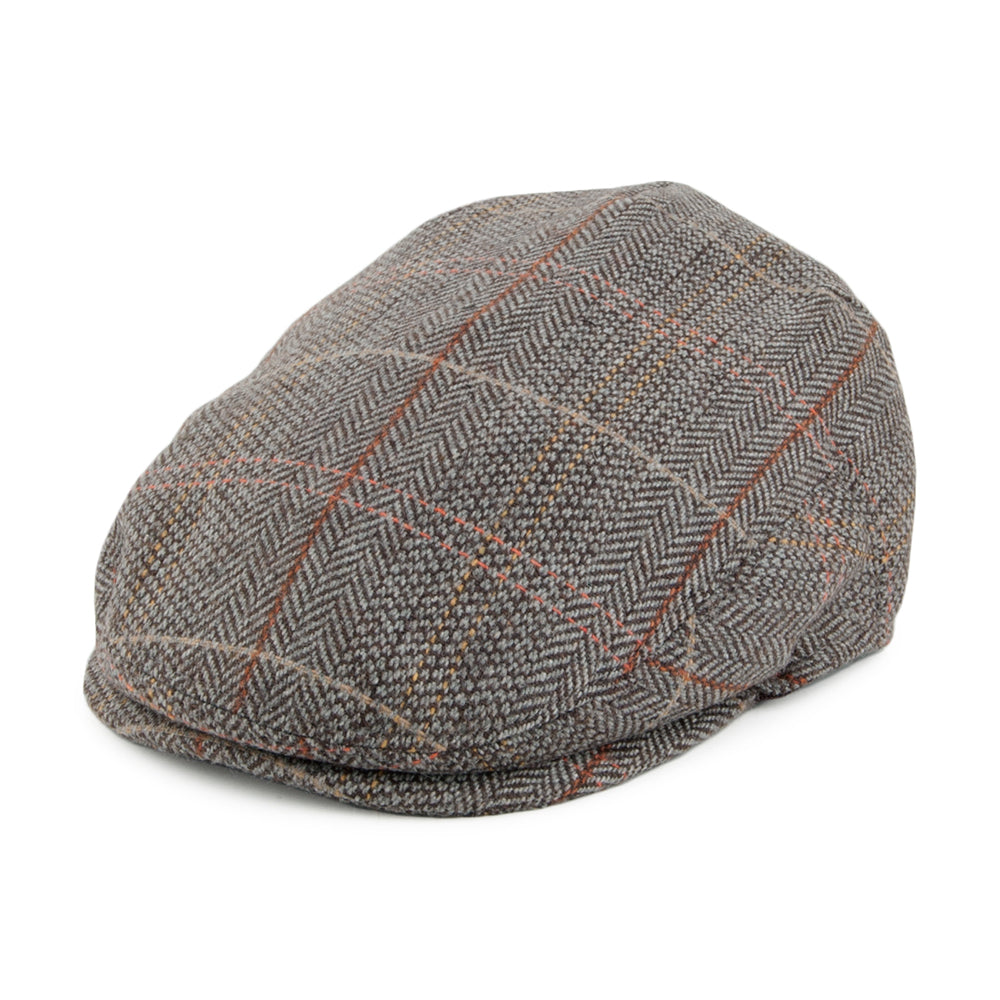 Jaxon & James Baby Tweed Flat Cap Brown-Grey Wholesale Pack