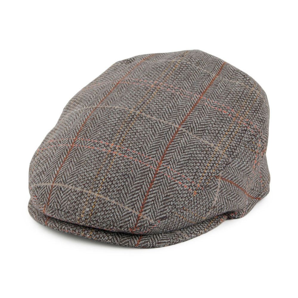 Jaxon & James Kids Tweed Flat Cap Brown-Grey Wholesale Pack