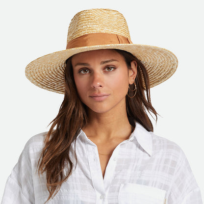 Brixton Hats Joanna Straw Sun Hat - Natural-Tan