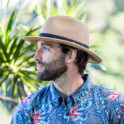 Sunday Afternoons Hats Havana Toyo Straw Fedora Hat - Tan