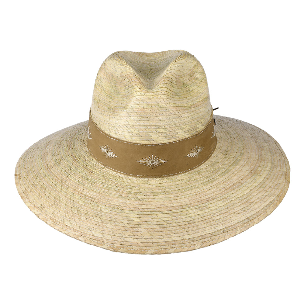 Scala Hats Bianca Palm Safari Fedora Hat - Natural