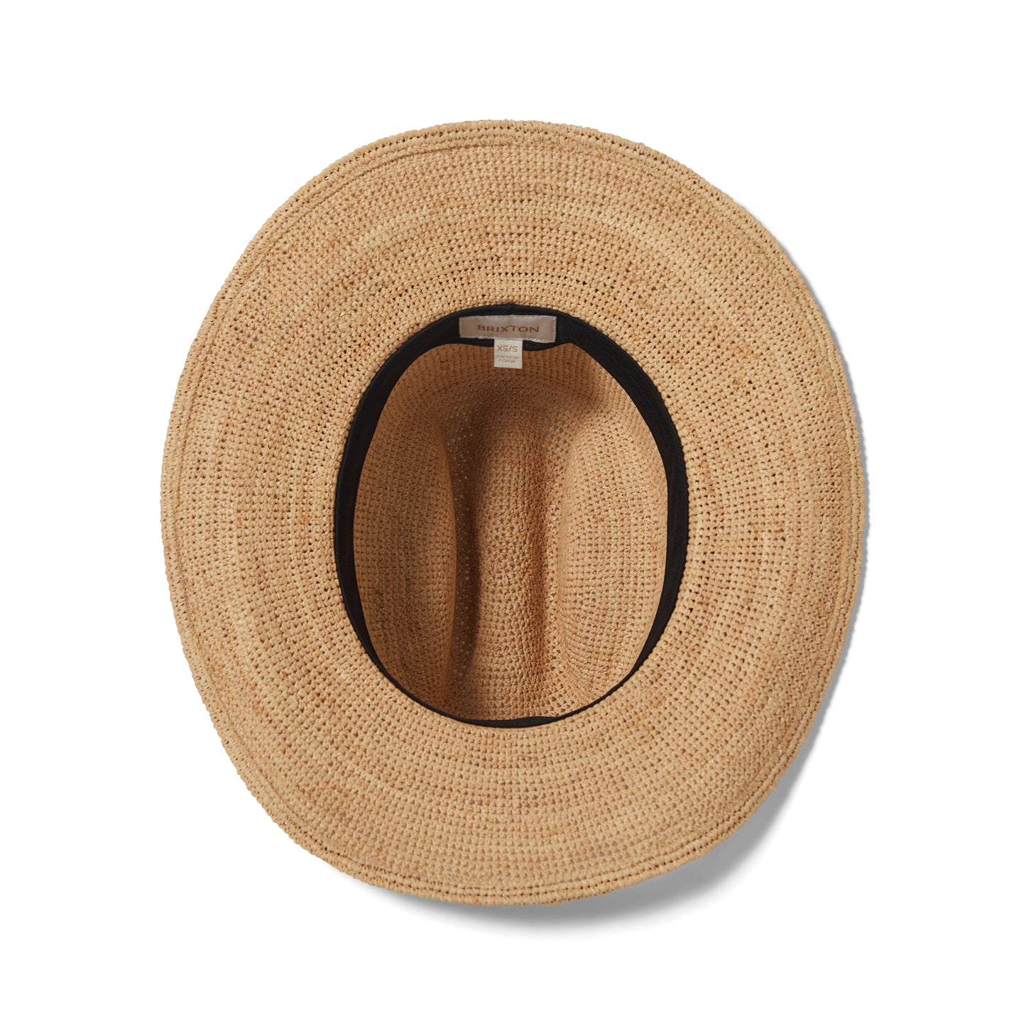 Brixton Hats Odessa Crocheted Raffia Straw Cowboy Hat - Tan