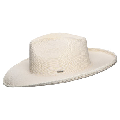 Brixton Hats Marlow Straw Rancher Fedora Hat - Ivory