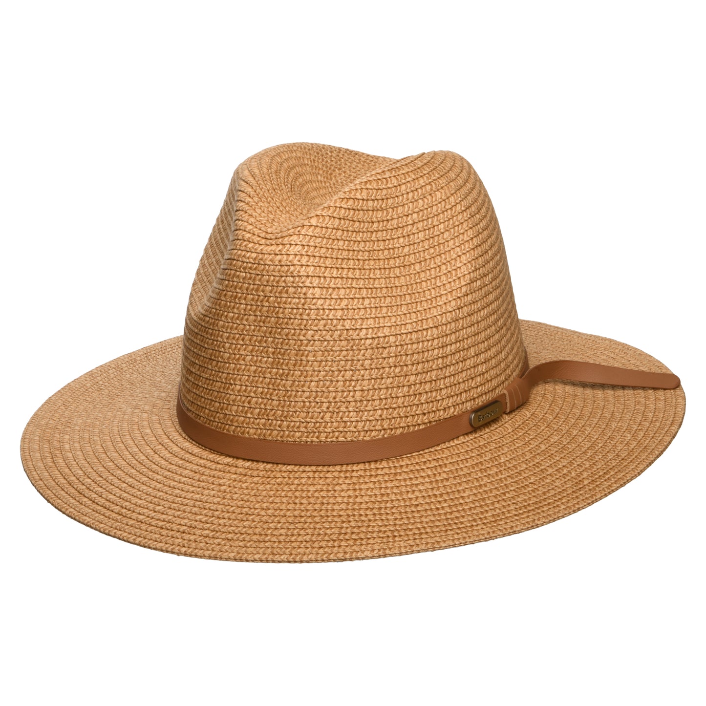 Barbour Hats Evelyn Toyo Straw Fedora Hat - Tan