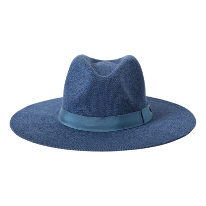 Brixton Hats Lyons Knit Packable Fedora Hat - Dark Blue