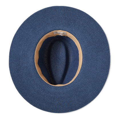 Brixton Hats Lyons Knit Packable Fedora Hat - Dark Blue