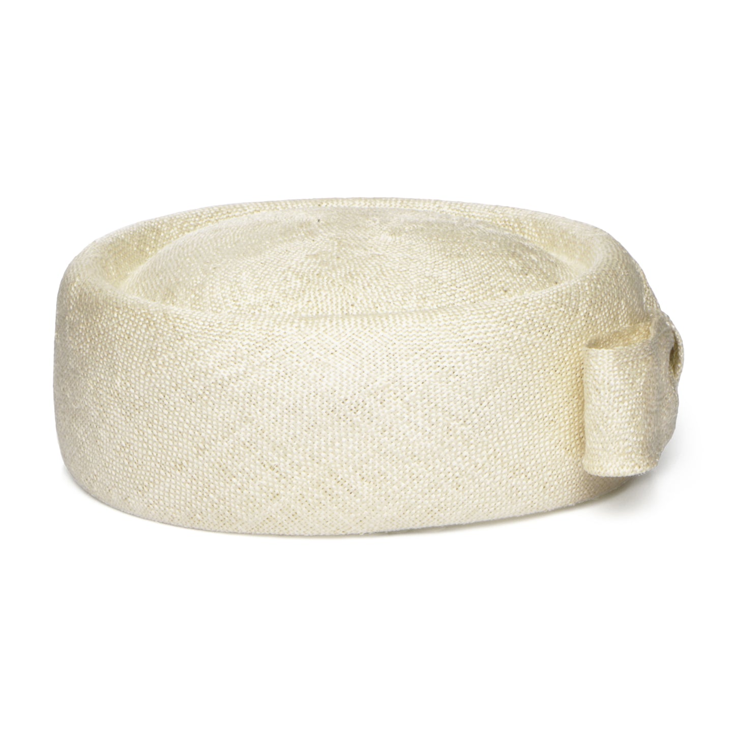 Whiteley Hats Jackie O Straw Pillbox Hat - Ivory