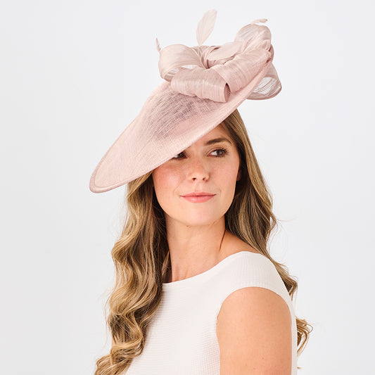 Failsworth Hats Letizia Disc Fascinator - Truffle