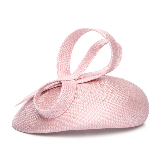 Whiteley Hats Jenny Straw Pillbox Hat - Blush