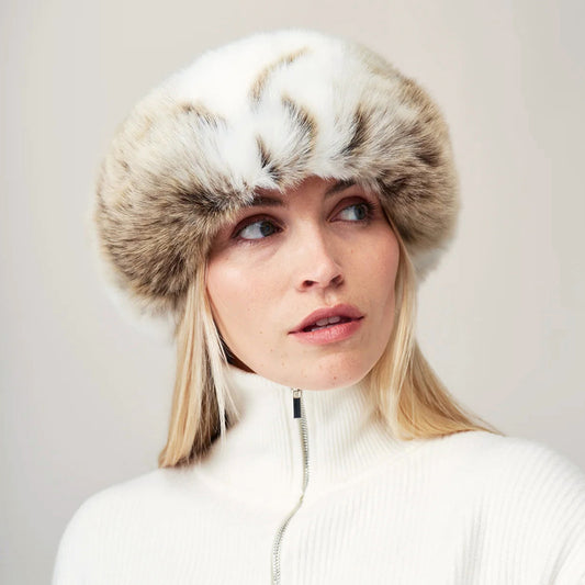 Helen Moore Faux Fur Winter Hat - Lynx