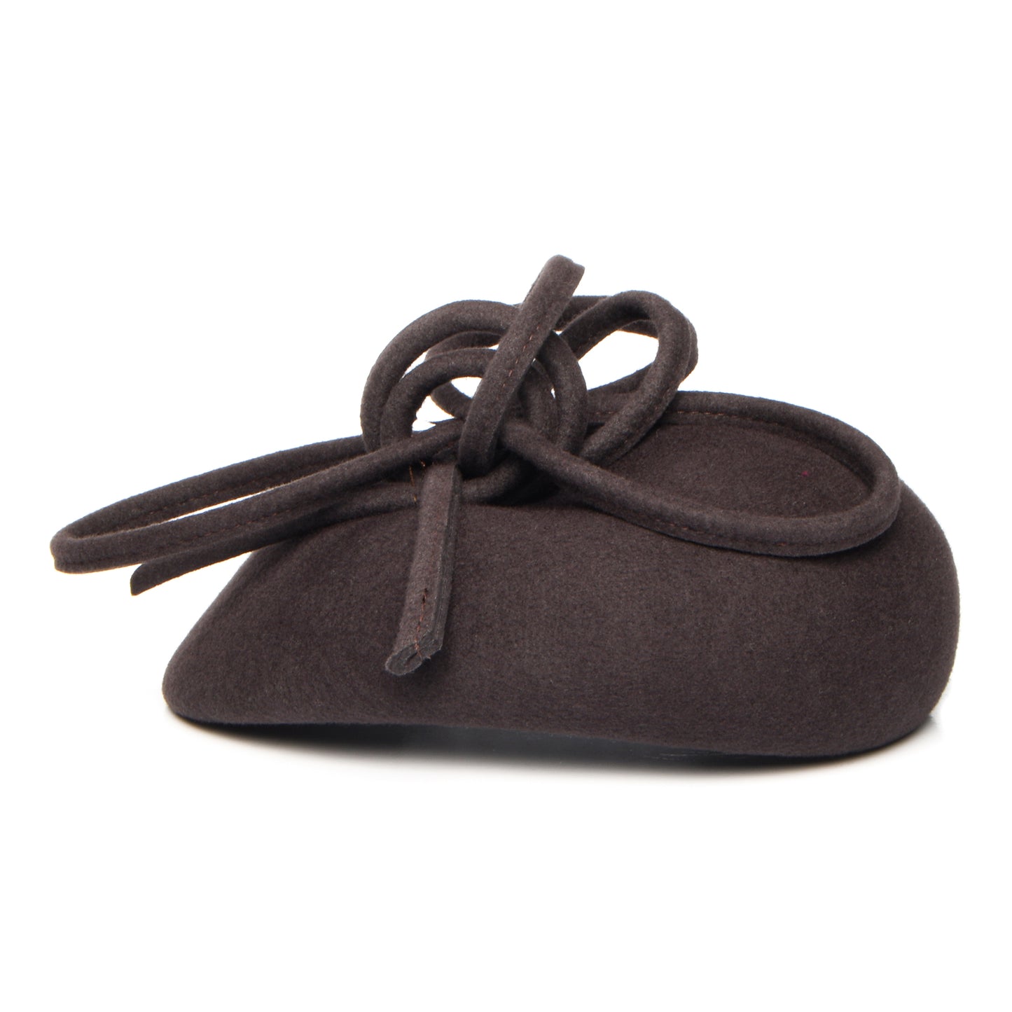 Whiteley Hats Rosey Wool Pillbox Hat with Swirl - Chocolate