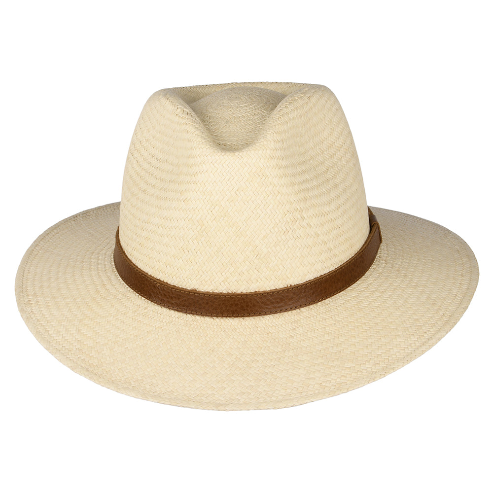 Failsworth Hats Panama Safari Fedora Hat - Natural