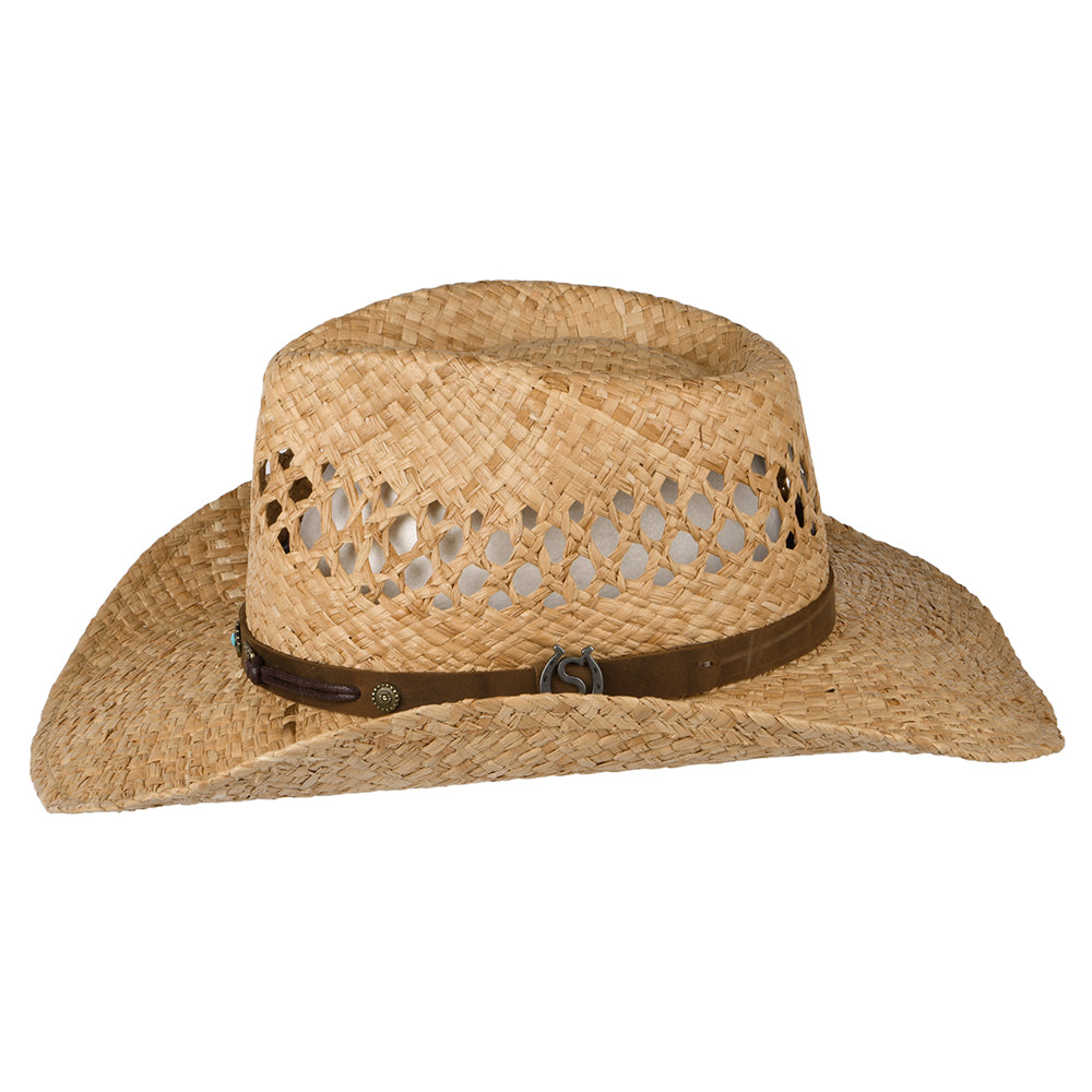 Stetson Hats Vented Raffia Cowboy Hat - Natural
