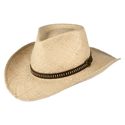 Stetson Hats Raffia Western Cowboy Hat - Natural