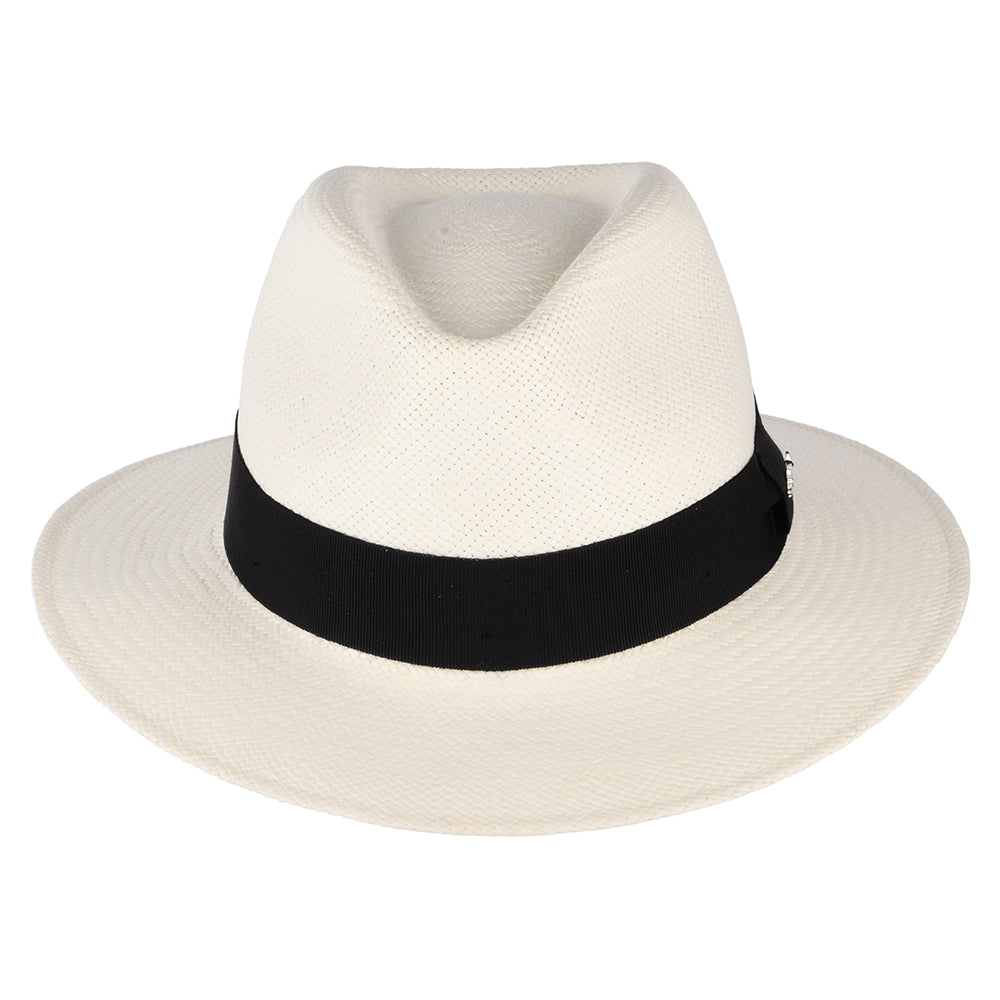 Whiteley Hats Sandown Panama Fedora Hat - Bleach