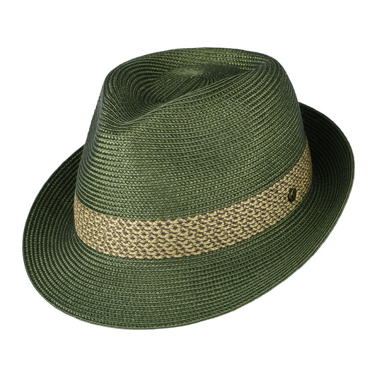 Failsworth Hats Milan Trilby Hat - Olive