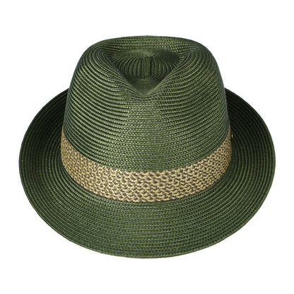Failsworth Hats Milan Trilby Hat - Olive