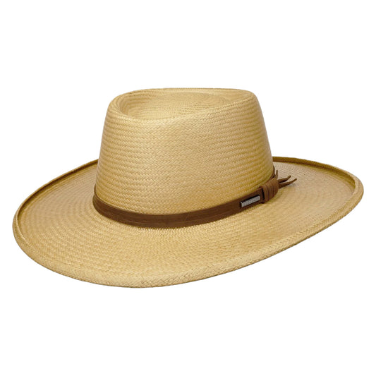 Stetson Hats Valpaco Panama Gambler Hat - Sand
