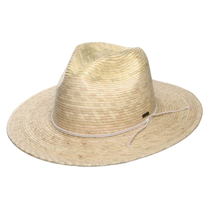 Brixton Hats Blake Straw Fedora Hat - Natural