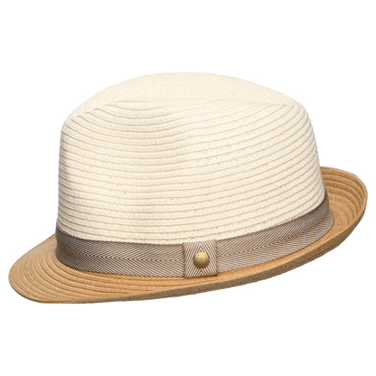 Barbour Hats Ashill Summer Trilby Hat - Cream-Tan