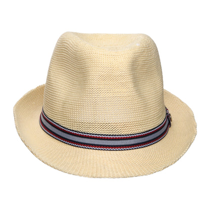 Barbour Hats Linford Crushable Summer Trilby Hat - Natural