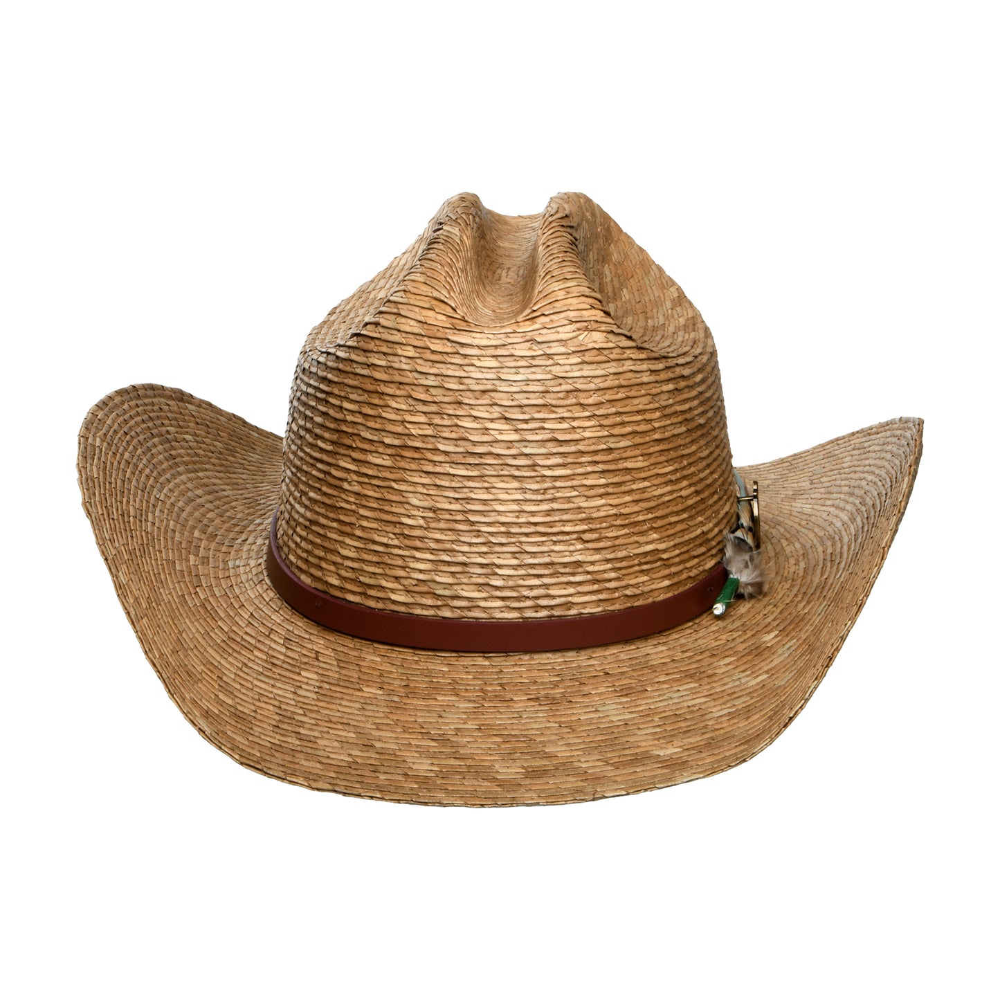 Stetson Hats Palm Straw Western Cowboy Hat - Light Brown