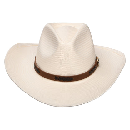 Stetson Hats Palo Grande Lightweight Toyo Straw Cowboy Hat - Bleach