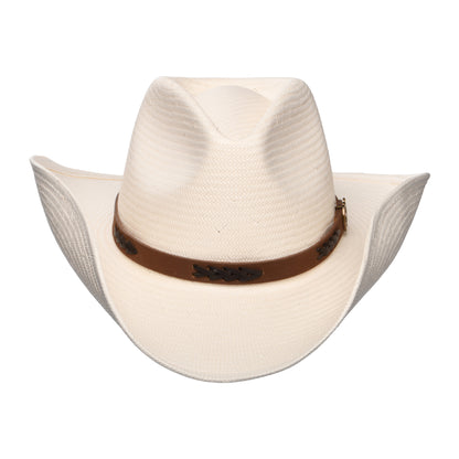 Stetson Hats Palo Grande Lightweight Toyo Straw Cowboy Hat - Bleach